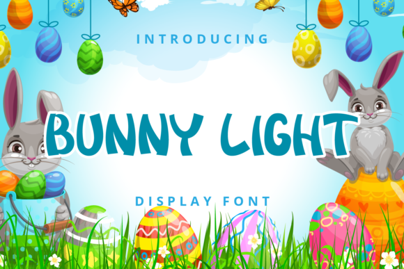 Bunny Light: A Whimsical Display Font for Digital Creativity