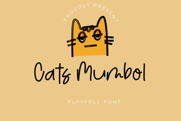 Cats Mumbol Font for Handmade Creations