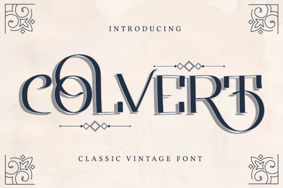 Colvert: A Timeless Display Font for Editorial Design
