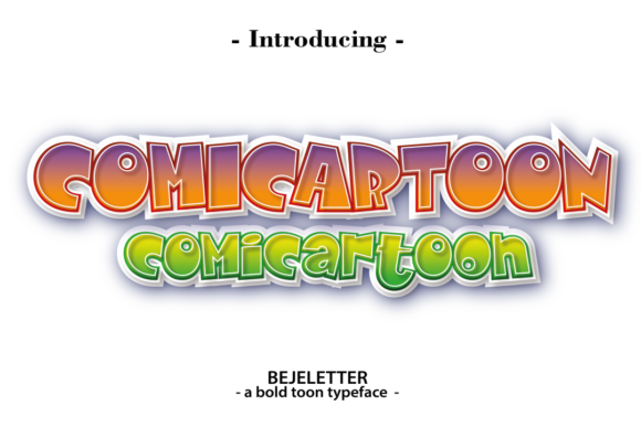 Comicartoon: A Playful Display Font for Editorial Design