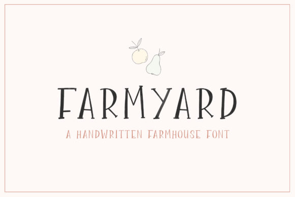 Farmyard Font for Modern Web Design
