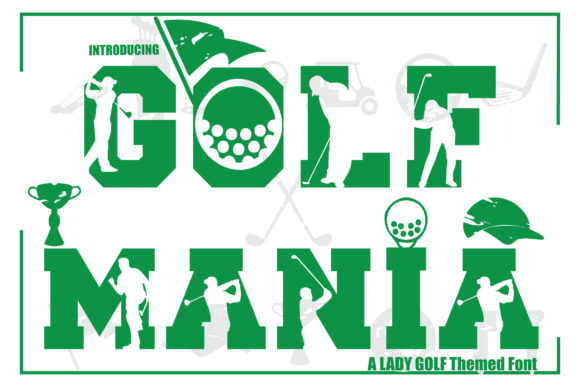 Golf Mania: A Sporty Font for Handmade Creations