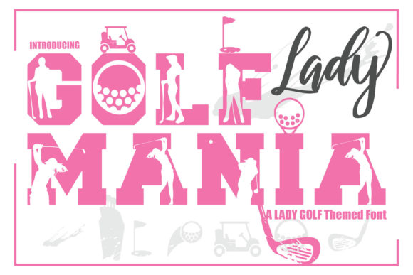 Golf Mania Lady Font for Bold Visuals