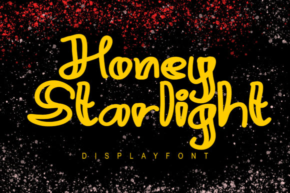 Honey Starlight: A Unique Display Font for Web Design