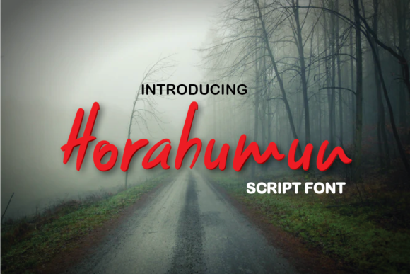 Horahumun: A Stylish Display Font for Editorial Design