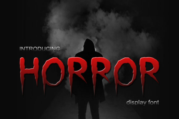 Horror Font for Spooky Craft Projects