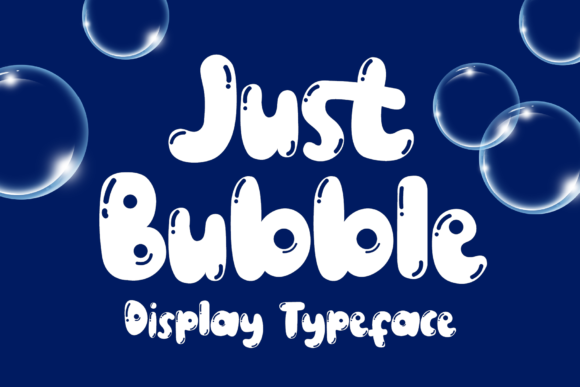 Just Bubble: A Playful Font for Handmade Creations
