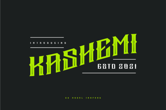Kashemi: A Modern Font for Handmade Creations