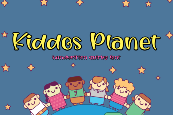 Kiddos Planet: A Playful Font for Editorial Design