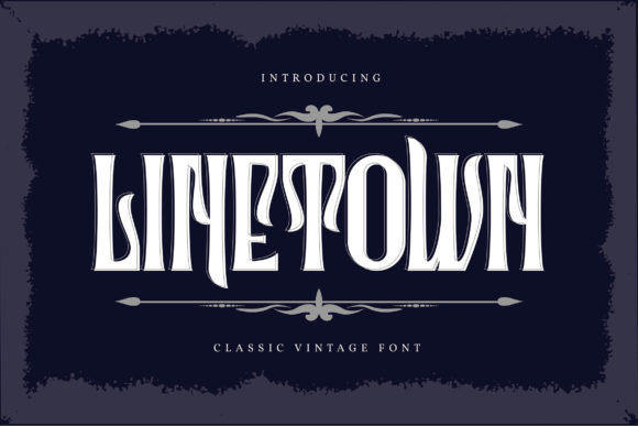 Linetown Font for Handmade Creations