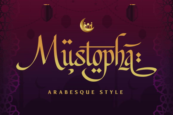 Mustopha: A Unique Arabic-Inspired Display Font for Creative Projects