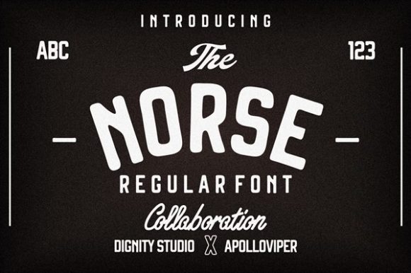 Norse Font for Bold Editorial Design