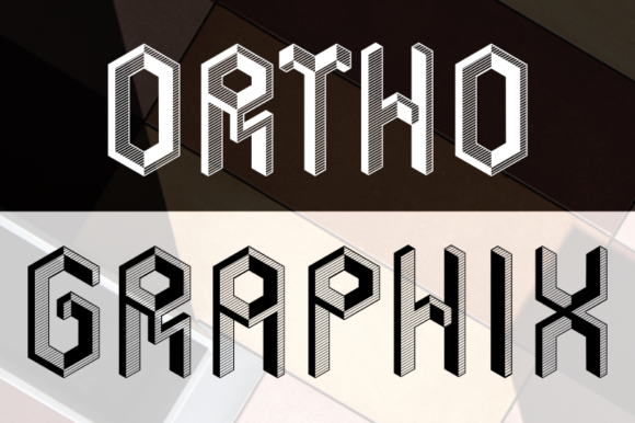 Ortho Graphix: A Bold Display Font for Modern Campaigns