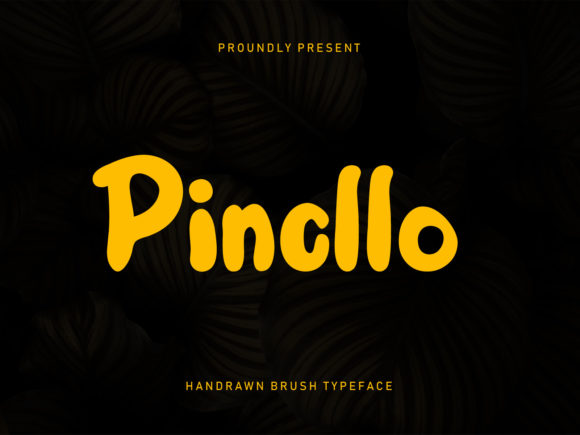 Pincllo: A Whimsical Display Font for Digital Creativity