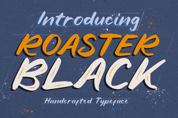 Roaster Black: A Bold Display Font for Digital Design