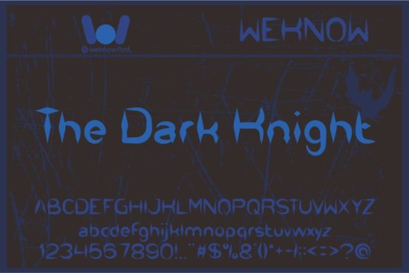 The Dark Knight Font for Bold Campaign Designs